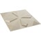Ekena Millwork 19 5/8in. W x 19 5/8in. H Nikki EnduraWall Decorative 3D Wall Panel Covers 2.67 Sq. Ft. WP20X20NKEPE - alternate 3